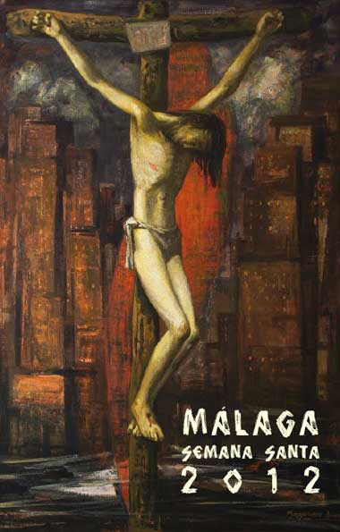 Poster of the Holy Week in Malaga 2012
