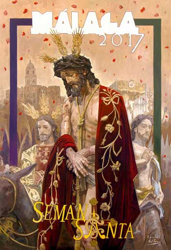 Poster of the Holy Week in Malaga 2017