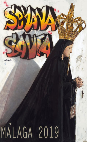 Poster of the Holy Week in Malaga 2019