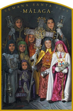 Cartel Semana Santa de Mlaga 2009
