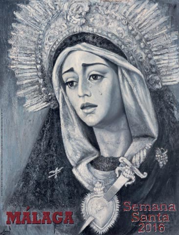Poster of the Holy Week in Malaga 2016